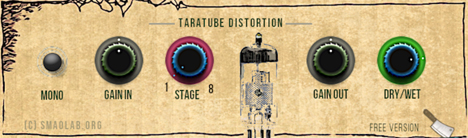 Taratube - free Tube distortion plugin