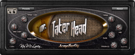 Mr Tater Head - free Guitar amp head plugin