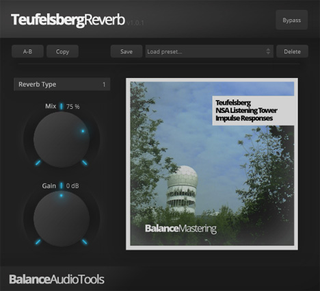 Teufelsberg - free IR based reverb plugin