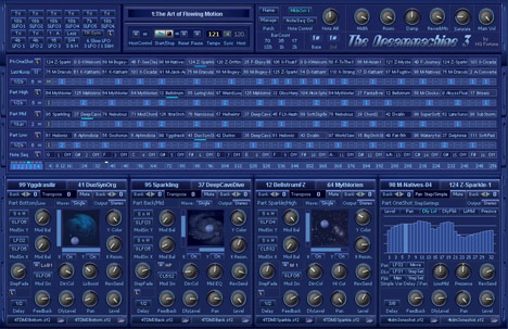 The Dreammachine - free 3 layers modulation / seq synth plugin