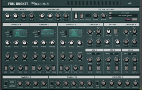 The scrooo - free Spectral formant synthesis plugin