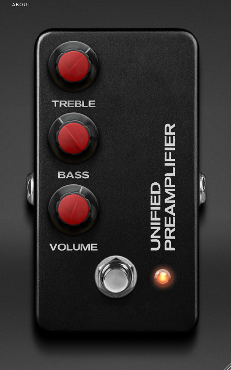 Unified Preamplifier - free Guitar preamp pedal plugin