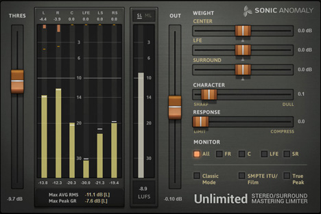 Unlimited - free Stereo / surround loudness maximizer plugin