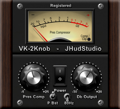 VK-2knob - free Vocal processor plugin