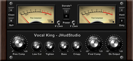 Vocal King - free Vocal processor plugin