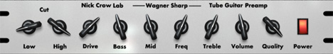 Wagner Sharp - free Tube guitar preamp plugin