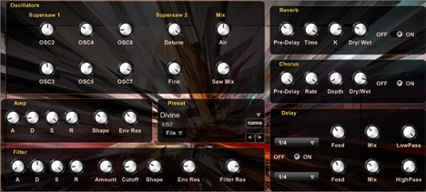 Warmy's Supersaw - free Supersaw synth plugin