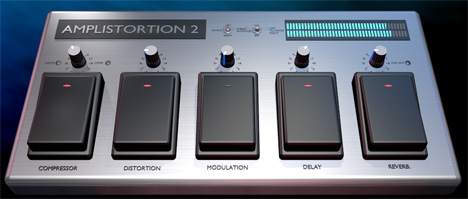 Amplistortion - free Guitar multi-effects plugin