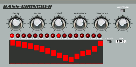 Basscruncher - free Mono bassline synth plugin