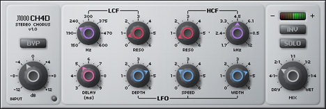CH4D - free Stereo chorus plugin