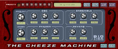 Cheeze Machine - free String synth plugin