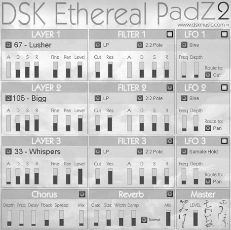 Ethereal Padz - free Pad synth plugin