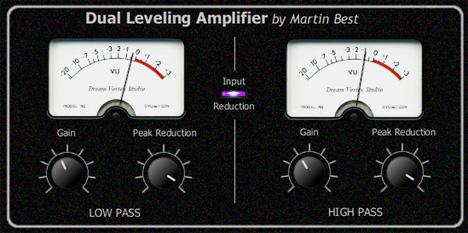 Dual Leveling Amplifier - free Leveling amplifier plugin