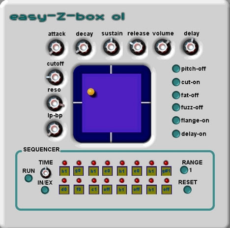 easy-Z-box - free Step sequencer synth plugin