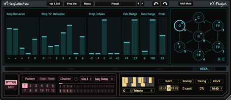 HY-SeqCollection Free - free Step sequencer plugin