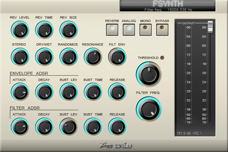 FSynth Pro - free Audio resynthesizer plugin