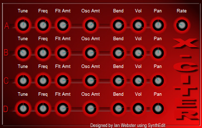 X-Citer - free 4 modulated tunable bands plugin