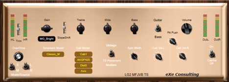 LG2Amp - free Low gain guitar amp plugin