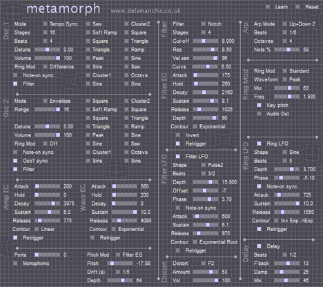 metamorph - free Waveform morphing synth plugin