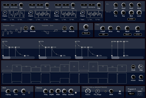 Extractor - free 4 osc wavetable synth plugin