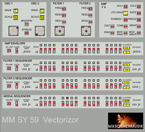 MM SY 59 VECTORIZOR - free Sequenced synth plugin