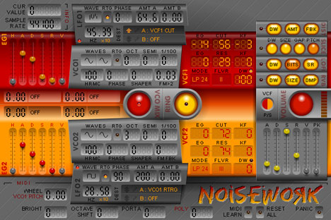 NoiseWork - free Noise synth plugin
