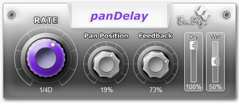 panDelay - free Panning delay plugin