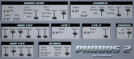 Phobos - free FM synth plugin