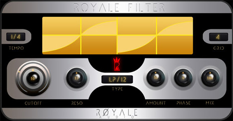 Royale Filter - free Modulated filter plugin