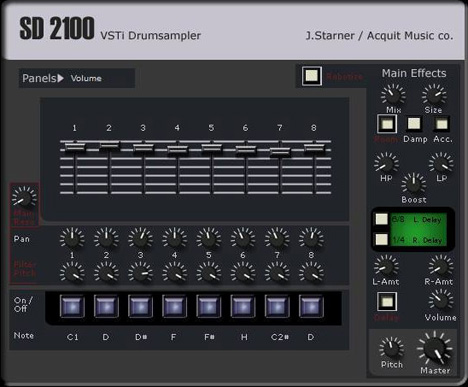 SD 2100 - free Emu SP 1200 emulation plugin