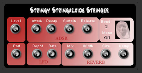 Stringy Stringazoide Stringer - free Kind of harp ... plugin