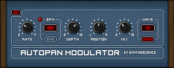 Autopan Modulator - free Autopan plugin