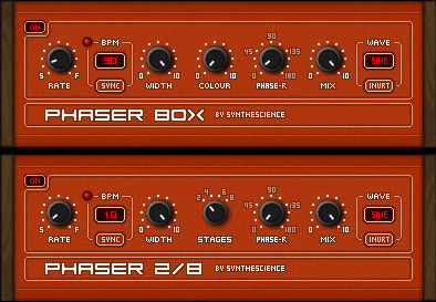 Phasers - free Phaser / stage phaser plugin
