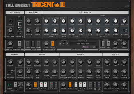 Tricent mk III - free Korg Trident mk II emulation plugin