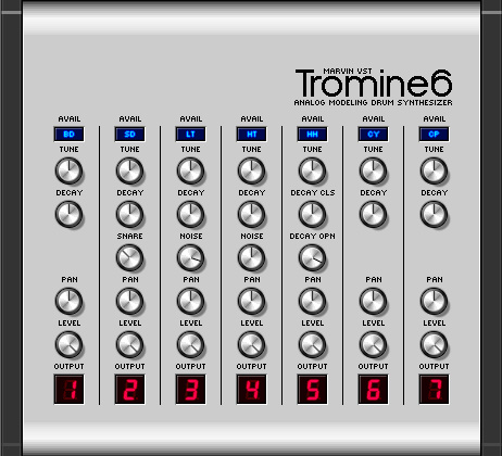 Tromine 6 - free Roland TR-606 emulation plugin