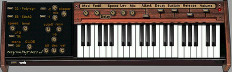 vintage bass o1 - free Vintage bass synth plugin
