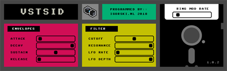 VSTSID - free Commodore 64 emulation plugin