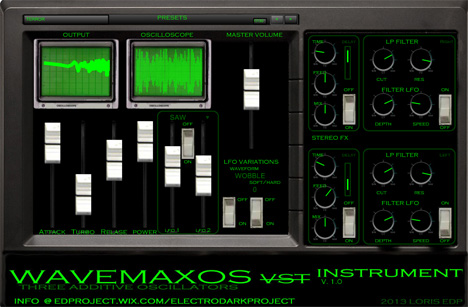 Wavemaxos - free Sound FX synth plugin