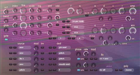 Universe - free Spectral domain synth plugin